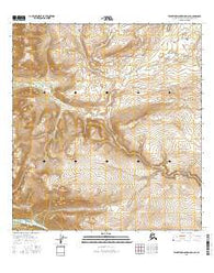 Talkeetna Mountains D-2 SE Alaska Current topographic map, 1:25000 scale, 7.5 X 7.5 Minute, Year 2016