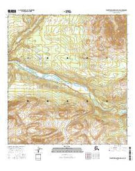 Talkeetna Mountains D-3 SE Alaska Current topographic map, 1:25000 scale, 7.5 X 7.5 Minute, Year 2016