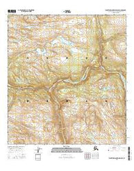 Talkeetna Mountains D-5 SE Alaska Current topographic map, 1:25000 scale, 7.5 X 7.5 Minute, Year 2016