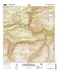 Talkeetna Mountains D-5 SW Alaska Current topographic map, 1:25000 scale, 7.5 X 7.5 Minute, Year 2016