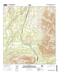 Talkeetna Mountains D-6 NE Alaska Current topographic map, 1:25000 scale, 7.5 X 7.5 Minute, Year 2016