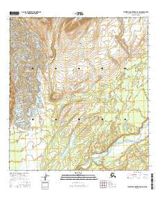 Talkeetna Mountains D-6 NW Alaska Current topographic map, 1:25000 scale, 7.5 X 7.5 Minute, Year 2016