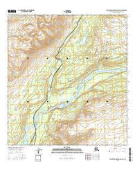 Talkeetna Mountains D-6 SE Alaska Current topographic map, 1:25000 scale, 7.5 X 7.5 Minute, Year 2016