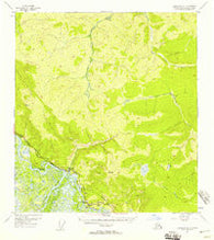 Tanacross A-2 Alaska Historical topographic map, 1:63360 scale, 15 X 15 Minute, Year 1954