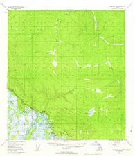Tanacross A-2 Alaska Historical topographic map, 1:63360 scale, 15 X 15 Minute, Year 1955