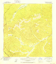 Tanacross B-3 Alaska Historical topographic map, 1:63360 scale, 15 X 15 Minute, Year 1952