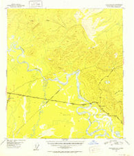 Tanacross B-4 Alaska Historical topographic map, 1:63360 scale, 15 X 15 Minute, Year 1951
