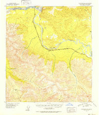 Tanacross B-6 Alaska Historical topographic map, 1:63360 scale, 15 X 15 Minute, Year 1951