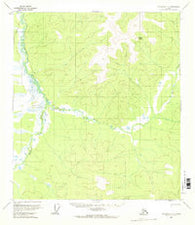 Tanacross C-2 Alaska Historical topographic map, 1:63360 scale, 15 X 15 Minute, Year 1956