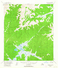 Tanacross D-6 Alaska Historical topographic map, 1:63360 scale, 15 X 15 Minute, Year 1955
