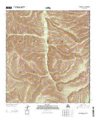 Tanacross A-1 SE Alaska Current topographic map, 1:25000 scale, 7.5 X 7.5 Minute, Year 2013