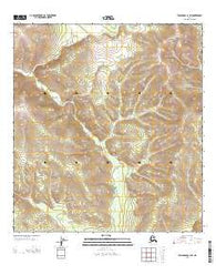 Tanacross A-1 SW Alaska Current topographic map, 1:25000 scale, 7.5 X 7.5 Minute, Year 2013