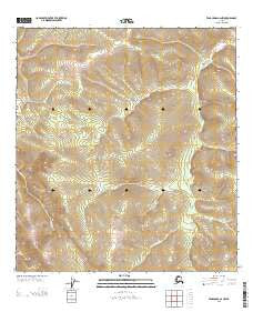 Tanacross A-2 NW Alaska Current topographic map, 1:25000 scale, 7.5 X 7.5 Minute, Year 2013