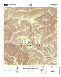 Tanacross A-2 SE Alaska Current topographic map, 1:25000 scale, 7.5 X 7.5 Minute, Year 2013
