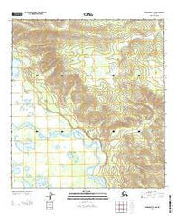 Tanacross A-3 NE Alaska Current topographic map, 1:25000 scale, 7.5 X 7.5 Minute, Year 2013