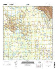 Tanacross A-3 SE Alaska Current topographic map, 1:25000 scale, 7.5 X 7.5 Minute, Year 2013