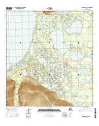 Tanacross A-4 SE Alaska Current topographic map, 1:25000 scale, 7.5 X 7.5 Minute, Year 2016
