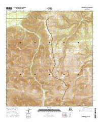 Tanacross A-5 SE Alaska Current topographic map, 1:25000 scale, 7.5 X 7.5 Minute, Year 2016