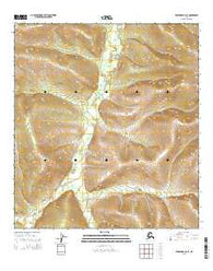 Tanacross B-2 SE Alaska Current topographic map, 1:25000 scale, 7.5 X 7.5 Minute, Year 2015