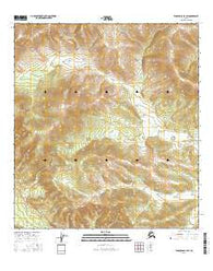 Tanacross B-3 SW Alaska Current topographic map, 1:25000 scale, 7.5 X 7.5 Minute, Year 2016