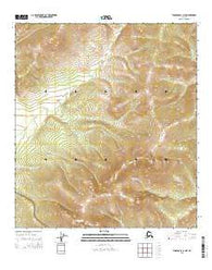 Tanacross C-1 NW Alaska Current topographic map, 1:25000 scale, 7.5 X 7.5 Minute, Year 2015