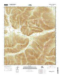 Tanacross C-1 SE Alaska Current topographic map, 1:25000 scale, 7.5 X 7.5 Minute, Year 2015