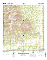 Tanacross C-3 SE Alaska Current topographic map, 1:25000 scale, 7.5 X 7.5 Minute, Year 2013