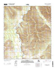 Tanacross C-4 NE Alaska Current topographic map, 1:25000 scale, 7.5 X 7.5 Minute, Year 2013