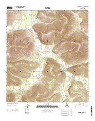 Tanacross C-4 SE Alaska Current topographic map, 1:25000 scale, 7.5 X 7.5 Minute, Year 2013