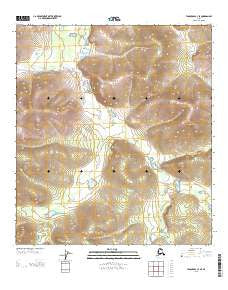 Tanacross C-4 SE Alaska Current topographic map, 1:25000 scale, 7.5 X 7.5 Minute, Year 2013