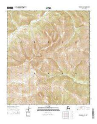 Tanacross D-1 SE Alaska Current topographic map, 1:25000 scale, 7.5 X 7.5 Minute, Year 2015