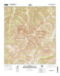 Tanacross D-1 SW Alaska Current topographic map, 1:25000 scale, 7.5 X 7.5 Minute, Year 2015