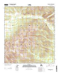 Tanacross D-5 NW Alaska Current topographic map, 1:25000 scale, 7.5 X 7.5 Minute, Year 2013
