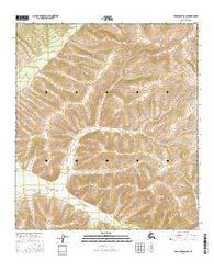 Tanacross D-6 SE Alaska Current topographic map, 1:25000 scale, 7.5 X 7.5 Minute, Year 2016