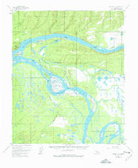 Tanana A-4 Alaska Historical topographic map, 1:63360 scale, 15 X 15 Minute, Year 1952