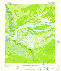 Tanana A-5 Alaska Historical topographic map, 1:63360 scale, 15 X 15 Minute, Year 1952