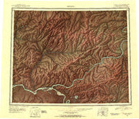 Tanana Alaska Historical topographic map, 1:250000 scale, 1 X 3 Degree, Year 1951