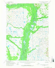 Taylor Mountains A-4 Alaska Historical topographic map, 1:63360 scale, 15 X 15 Minute, Year 1954