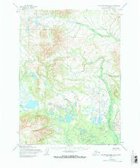 Taylor Mountains A-6 Alaska Historical topographic map, 1:63360 scale, 15 X 15 Minute, Year 1954