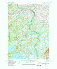 Taylor Mountains A-7 Alaska Historical topographic map, 1:63360 scale, 15 X 15 Minute, Year 1954