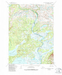 Taylor Mountains A-7 Alaska Historical topographic map, 1:63360 scale, 15 X 15 Minute, Year 1954