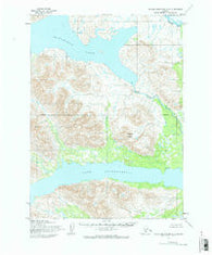 Taylor Mountains A-8 Alaska Historical topographic map, 1:63360 scale, 15 X 15 Minute, Year 1954