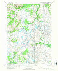 Taylor Mountains B-7 Alaska Historical topographic map, 1:63360 scale, 15 X 15 Minute, Year 1954