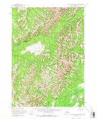 Taylor Mountains D-8 Alaska Historical topographic map, 1:63360 scale, 15 X 15 Minute, Year 1954