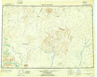 Taylor Mountains Alaska Historical topographic map, 1:250000 scale, 1 X 3 Degree, Year 1951