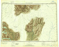Taylor Mountains Alaska Historical topographic map, 1:250000 scale, 1 X 3 Degree, Year 1951