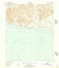 Teller B-5 Alaska Historical topographic map, 1:63360 scale, 15 X 15 Minute, Year 1950