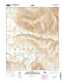 Teller B-2 NE Alaska Current topographic map, 1:25000 scale, 7.5 X 7.5 Minute, Year 2014