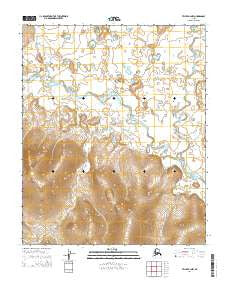 Teller B-2 NW Alaska Current topographic map, 1:25000 scale, 7.5 X 7.5 Minute, Year 2014