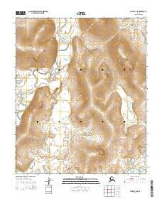 Teller B-2 SE Alaska Current topographic map, 1:25000 scale, 7.5 X 7.5 Minute, Year 2014